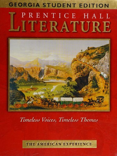 James Baldwin, Herman Melville, E.B. White, Ernest Hemingway, Sylvia Plath, Nathaniel Hawthorne, F. Scott Fitzgerald, Adrienne Rich, Steinbeck, Martín Espada, Arthur Miller, T. S. Eliot, Martin Espada, Walt Whitman, Willa Cather, Alice Walker, Martin Luther King Jr., Edith Wharton, Tom Wolfe, Sherwood Anderson, Kate Chopin, Larry McMurtry, William Faulkner, Joyce Carol Oates, Flannery O'Connor, E. L. Doctorow, Jack London, Mark Twain, Anna Quindlen, Tim O'Brien, Eugene O'Neill, Gwendolyn Brooks, E. E. Cummings, Langston Hughes, Lorraine Hansberry, Grace Paley, Annie Dillard, Carson McCullers, Robert Lowell, William Carlos Williams, Henry David Thoreau, Edgar Allan Poe, Jean Toomer, W. H. Auden, Rita Dove, Tennessee Williams, Eudora Welty, Thornton Wilder, Edward Albee, Ambrose Bierce, Washington Irving, John Updike, Louise Erdrich, Sandra Cisneros, Edgar Lee Masters, Ian Frazier, Joy Harjo, Alex Haley, Frederick Douglass, Thomas Paine, Anne Tyler, N. Scott Momaday, John Hersey, Emily Dickinson, Yusef Komunyakaa, Stephen Crane, A. R. Ammons, Ralph Waldo Emerson, Benjamin Franklin, Robert Penn Warren, Amy Tan, Marianne Moore, Ezra Pound, Bernard Malamud, Olaudah Equiano, Bret Harte, Joseph Bruchac, Maxine Hong Kingston, Thomas Jefferson, H. D., Garrett Hongo, Julia Alvarez, Robert E. Lee, Katherine Anne Porter, Naomi Shihab Nye, James Thurber, Carl Sandburg, Patrick Henry, Abraham Lincoln, Robert Hayden, William Bradford, Anne Bradstreet, Phillis Wheatley, J. Hector St. John de Crèvecoeur, William Cullen Bryant, Henry Wadsworth Longfellow, John Greenleaf Whittier, James Russell Lowell, Margaret Fuller, Chief Joseph, Paul Laurence Dunbar, Edwin Arlington Robinson, Archibald MacLeish, Robert Frost, Countee Cullen, Wallace Stevens, Arna Wendell Bontemps, Claude McKay, Lillian Hellman, Theodore Roethke, William Stafford, Randall Jarrell, Sojourner Truth, Lorna Dee Cervantes, Erdoes, Richard, Simon J. Ortiz, Abigail Adams, Mary Boykin Chesnut, John F. Kennedy, Joel, Billy., Zora Neale Hurston, William Safire, John Smith, Joni Mitchell, Anonymous, Meriwether Lewis, Washington Matthews, Richard Lederer, John Wesley Powell, Thomas Wolfe, Bailey White, Oliver Wendell Holmes, Jr., Alvar Núñez Cabeza de Vaca, Oliver Wendell Holmes, Jonathan Edwards, Kate Kinsella, Amy K. Duer, Christopher Columbus, Garcia Lopez de Cardenas, Darryl Babe Wilson, John Smith, Edward Taylor, Steve Wulf, Michel-guillaume Jean De Crevecoeur, Emily Saliers, Angela De Hoyos, Stephen Foster, George Cooper, Robert E. Lee, Goss, Warren Lee, McKim, Randolph H., Stonewall Jackson, Rev. Henry M. Turner, Molly Moore, Miriam Davis Colt, James Cloyd Bowman, Ricardo Sanchez, Flannery Oconnor, Diana Chang, Garret Hongo, Colleen McElroy, Michael J. Caduto, Abigail Adams Smith, Amos Bronson Alcott, Mary Chesnut, Alfonso Ortiz, Arthur C. Parker: Prentice Hall Literature: Timeless Voices, Timeless Themes (Hardcover, 2005, Pearson Prentice Hall)