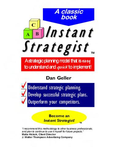 Dan Geller: Instant Strategist (EBook, 2003, Instant Strategist Publishing Comapny)