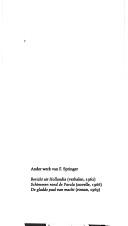 F. Springer: Tabee, New York (Dutch language, 1994, Querido)