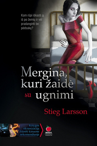 Stieg Larsson: Mergina kuri žaidė su ugnimi (Hardcover, Lithuanian language, Obuolys)