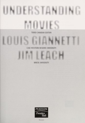 Louis D. Giannetti: Understanding movies (2005, Pearson Prentice Hall)