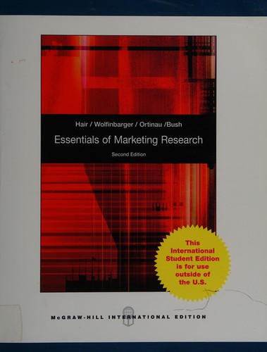 Joseph F. Hair: Essentials of marketing research (2010, McGraw-Hill Irwin)