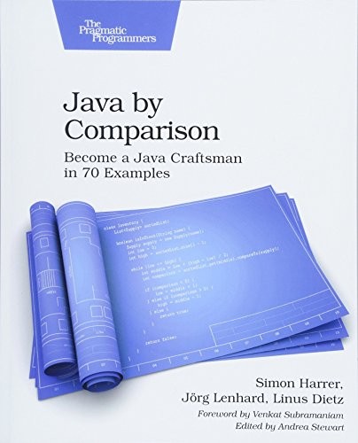 Simon Harrer, Jörg Lenhard, Linus Dietz: Java By Comparison: Become a Java Craftsman in 70 Examples (2018, Pragmatic Bookshelf)