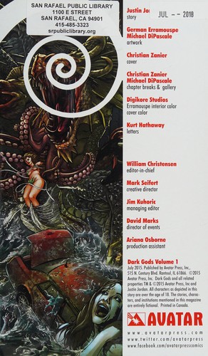 Justin Jordan, Michael Dipascale, German Erramouspe: Dark Gods (2015, Avatar Press, Incorporated)