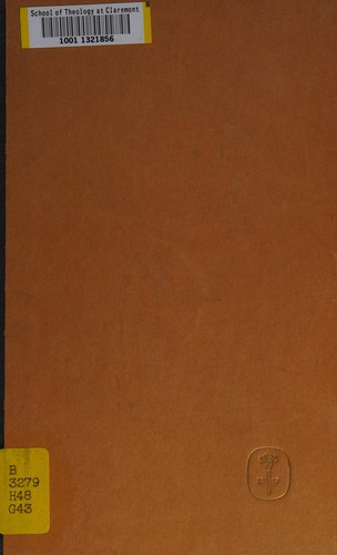 Martin Heidegger: Discourse on thinking (1966, Harper & Row)