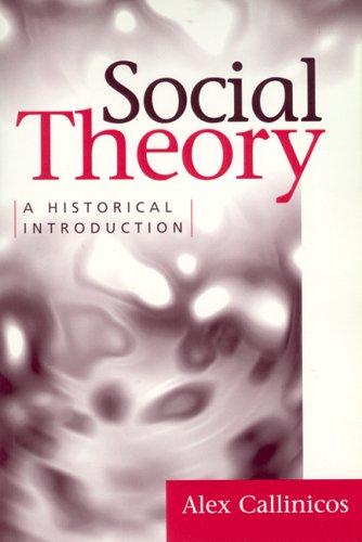 Alex Callinicos: Social Theory (Hardcover, 1999, New York University Press)