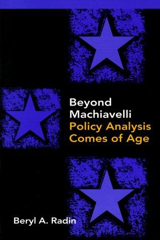 Beryl Radin: Beyond Machiavelli (Paperback, 2000, Georgetown University Press)