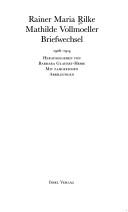 Rainer Maria Rilke: Rainer Maria Rilke, Mathilde Vollmoeller, Briefwechsel (German language, 1993, Insel)