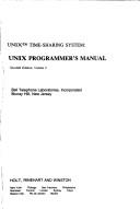 Bell Telephone Laboratories, inc.: UNIX time-sharing system (1983, Holt, Rinehart and Winston)
