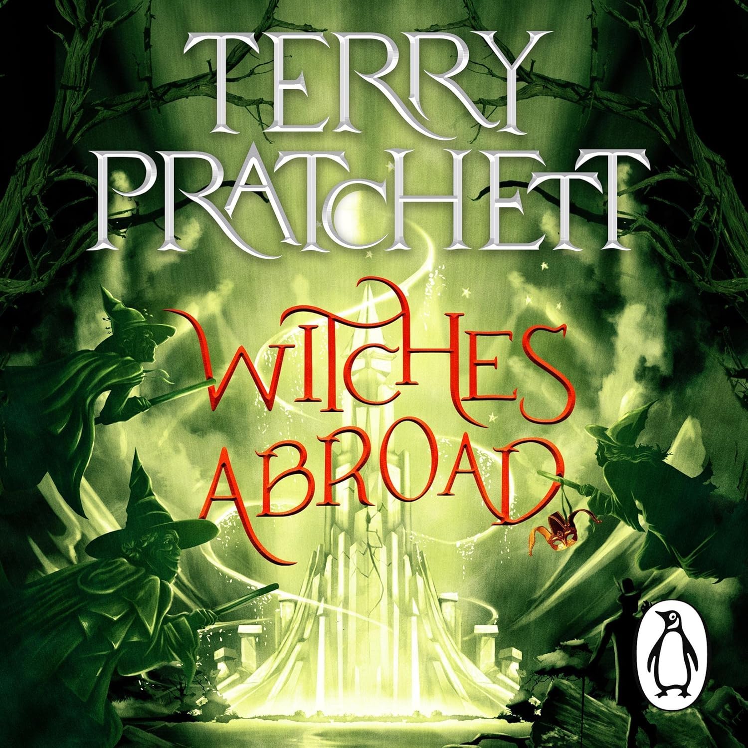 Peter Serafinowicz, Terry Pratchett, Indira Varma (Narrator), Bill Nighy (Narrator): Witches Abroad (AudiobookFormat, 2022, Penguin Audio)