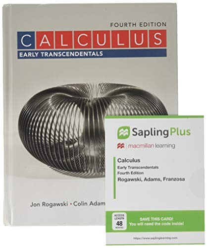 Jon Rogawski, Colin Adams, Robert Franzosa: Calculus (Hardcover, 2019, W. H. Freeman)