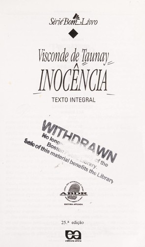 Inocência (Paperback, Portuguese language, 2000, Ática)