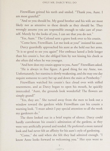 Kara Louise: Only Mr. Darcy will do (2011, Sourcebooks Landmark)