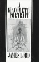 James Lord: A Giacometti portrait (1980, Farrar Straus Giroux, Farrar, Straus and Giroux)