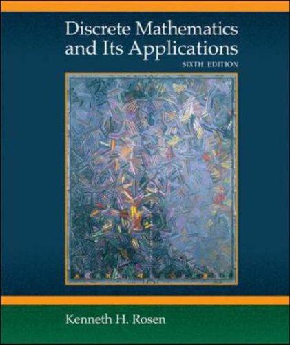 Kenneth H. Rosen: Discrete Mathematics and Its Applications (McGraw-Hill Higher Education)