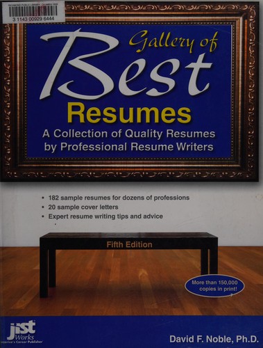 Noble, David F.: Gallery of best resumes (2012, JIST Pub.)