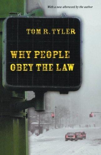 Tom R. Tyler: Why People Obey the Law (2006)