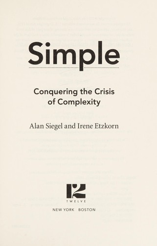 Alan M. Siegel: Simple (2013)