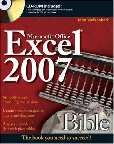 John Walkenbach: Excel 2007 Bible (Wiley)