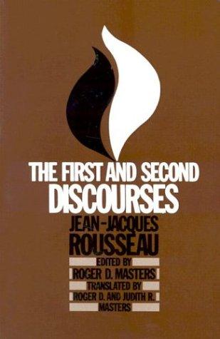 Roger D. Masters: The First and Second Discourses (Paperback, 1969, Bedford/St. Martin's, St. Martin's Press)