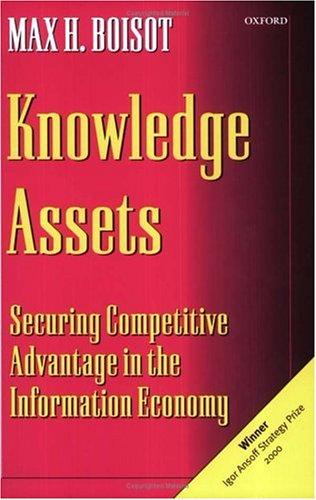 Max Boisot: Knowledge assets (1999, Oxford University Press)
