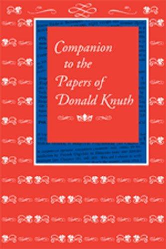 Donald Knuth: Companion to the Papers of Donald Knuth (2012)