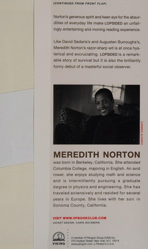 Meredith Norton: Lopsided (Hardcover, Viking Adult, Viking)