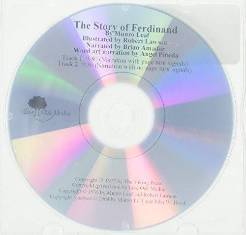 Munro Leaf, Professor of Psychology Robert Lawson, Larry Robinson, Robert B. Lawson: The Story of Ferdinand (AudiobookFormat, 1989, Live Oak Media (NY))