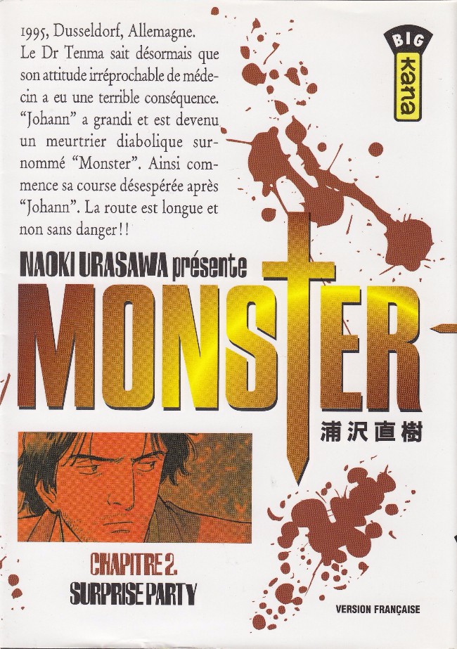 Naoki Urasawa: Monster, Volume 2 (GraphicNovel, fr language, Kana)