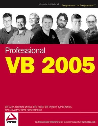 Bill Evjen: Professional Visual Basic 2005 (2005, Wiley Pub.)
