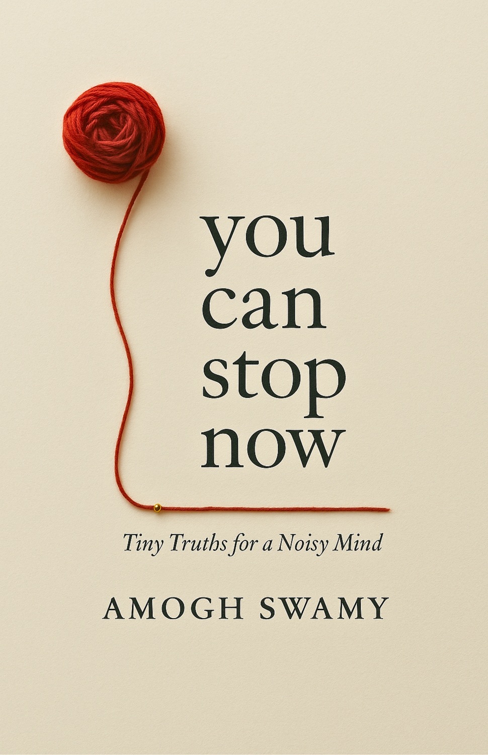 Amogh Swamy: You Can Stop Now: Tiny Truths For A Noisy Mind (Independently Published)