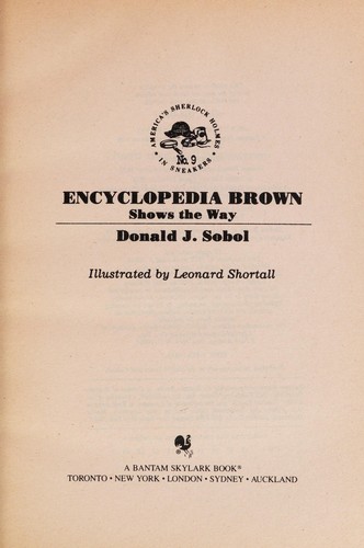 Donald J. Sobol: ENCY BROWN/SHOWS/WAY (Paperback, 1982, Yearling)
