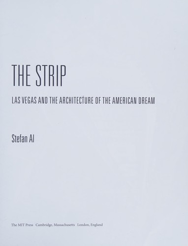 Stefan Al: The Strip (2017, The MIT Press)
