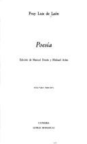 Luis de León: Poesía (Spanish language, 1983, Cátedra)