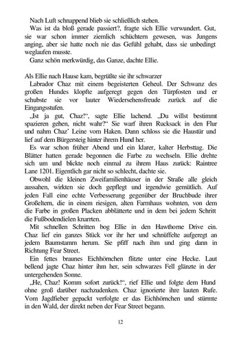 R. L. Stine: Fear Street. Der silberne Dolch. Ellie hat das zweite Gesicht. (Paperback, Loewe Vlg., Bindlach)