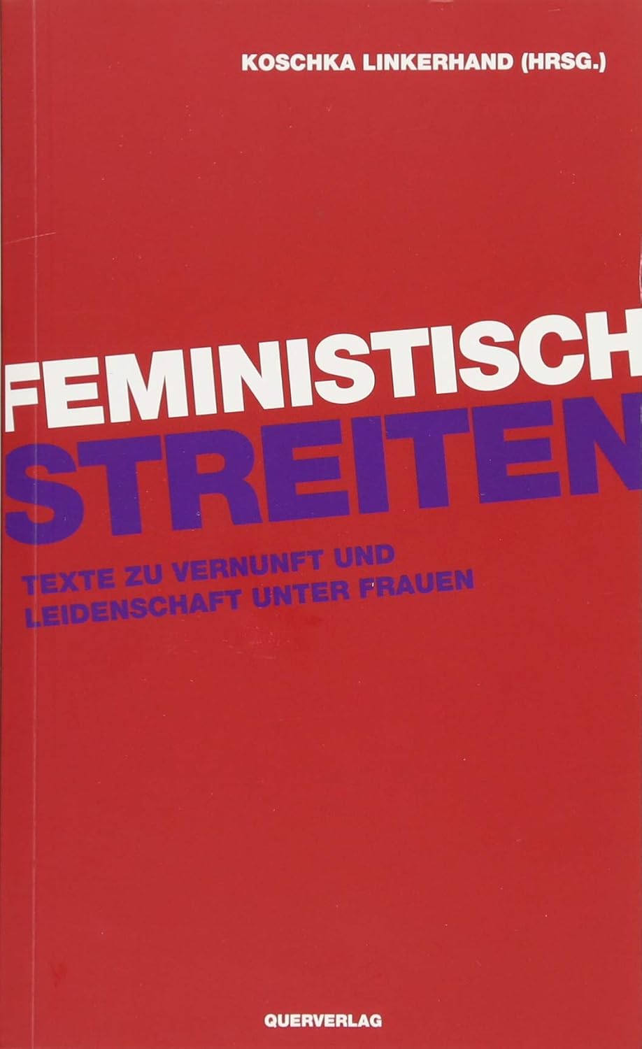 Koschka Linkerhand: Feministisch Streiten (2018, Querverlag)