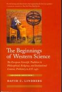 David C. Lindberg: The Beginnings of Western Science (Paperback, University Of Chicago Press, University of Chicago Press)