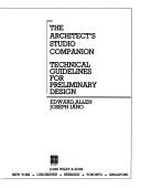 Allen, Edward: The architect's studio companion (1989, Wiley)