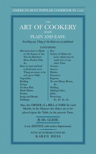 Hannah Glasse: Art of Cookery Made Plain and Easy (1998)