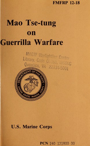 毛澤東: Mao Tse-tung on guerrilla warfare (1989, U.S. Marine Corps)