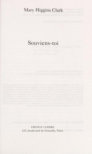 Mary Higgins Clark: Souviens-toi (Hardcover, French language, 1994, France Loisirs)