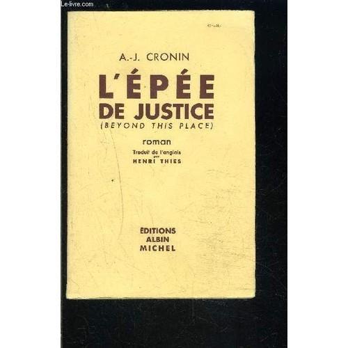 A. J. Cronin: L'Épée de justice (French language)