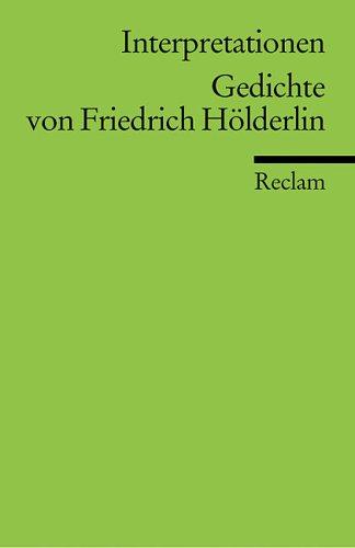 Friedrich Hölderlin: Gedichte (Paperback, German language, 1998, Philipp Reclam jun. Verlag GmbH)