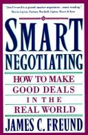James C. Freund: Smart negotiating (1992, Simon & Schuster)