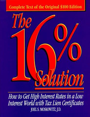 Joel S. Moskowitz: The 16% solution (1994, Andrews and McMeel)