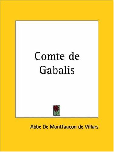 Villars abbé de: Comte de Gabalis (Paperback, 1997, Kessinger Publishing)