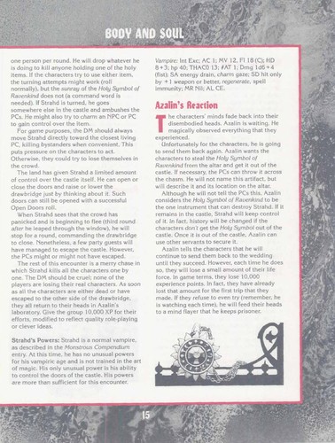 Bruce Nesmith: From the Shadows (Ravenloft module RQ3) (Paperback, 1992, TSR)