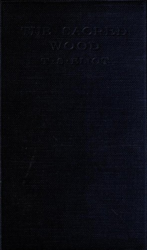 T. S. Eliot: The sacred wood (1920, Methuen & Co. ltd.)