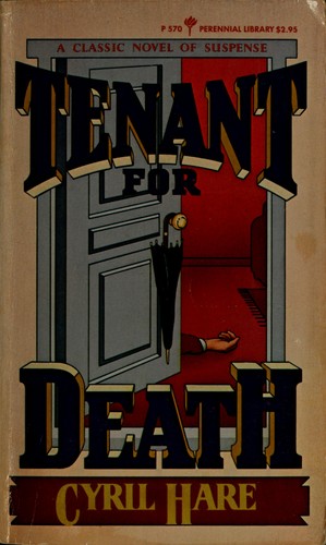 Cyril Hare: Tenant for death (Paperback, 1991, Harper & Row, HarperCollins)