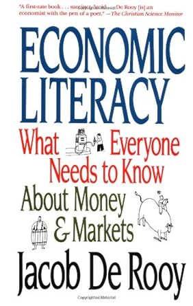 Jacob De Rooy: Economic Literacy